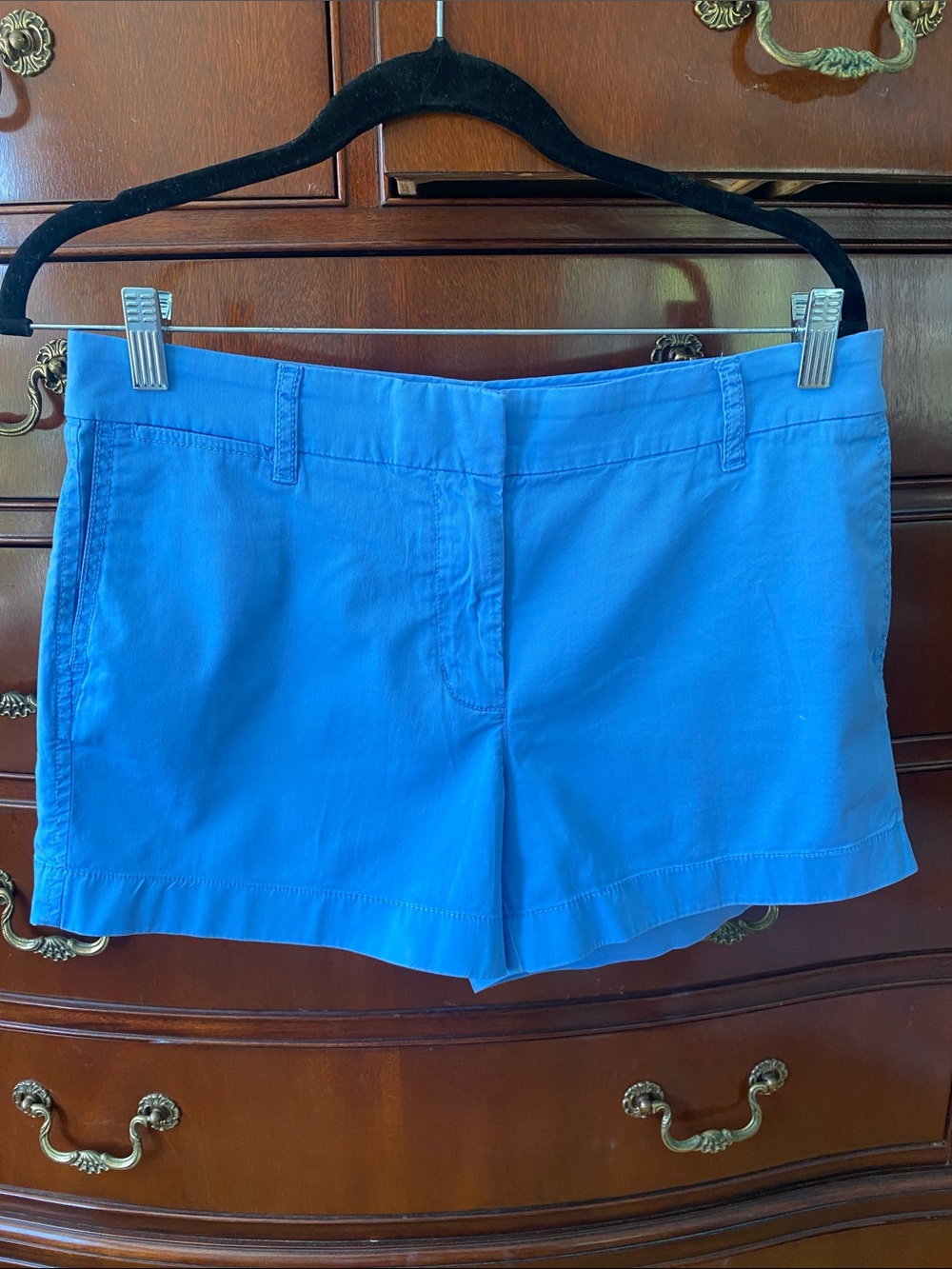 J. Crew Light Blue Cotton Chino Shorts